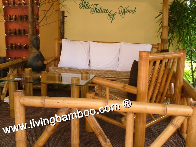 Bamboo Living Room Bamboo Living Room Napoli Sofa Set